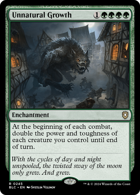 Unnatural Growth [Bloomburrow Commander]