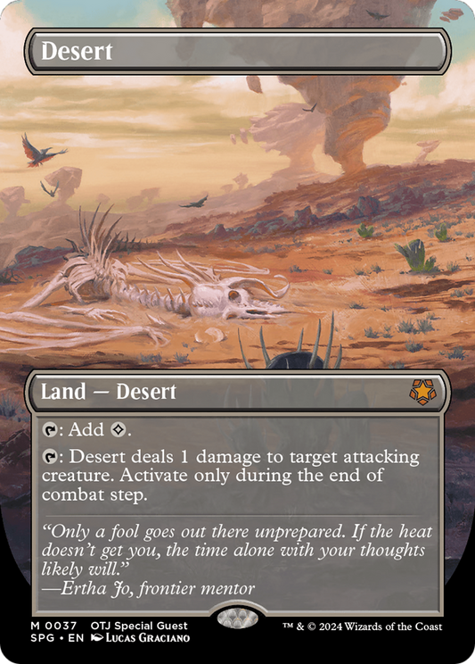Desert (Borderless) [Outlaws of Thunder Junction Special Guests] Foil