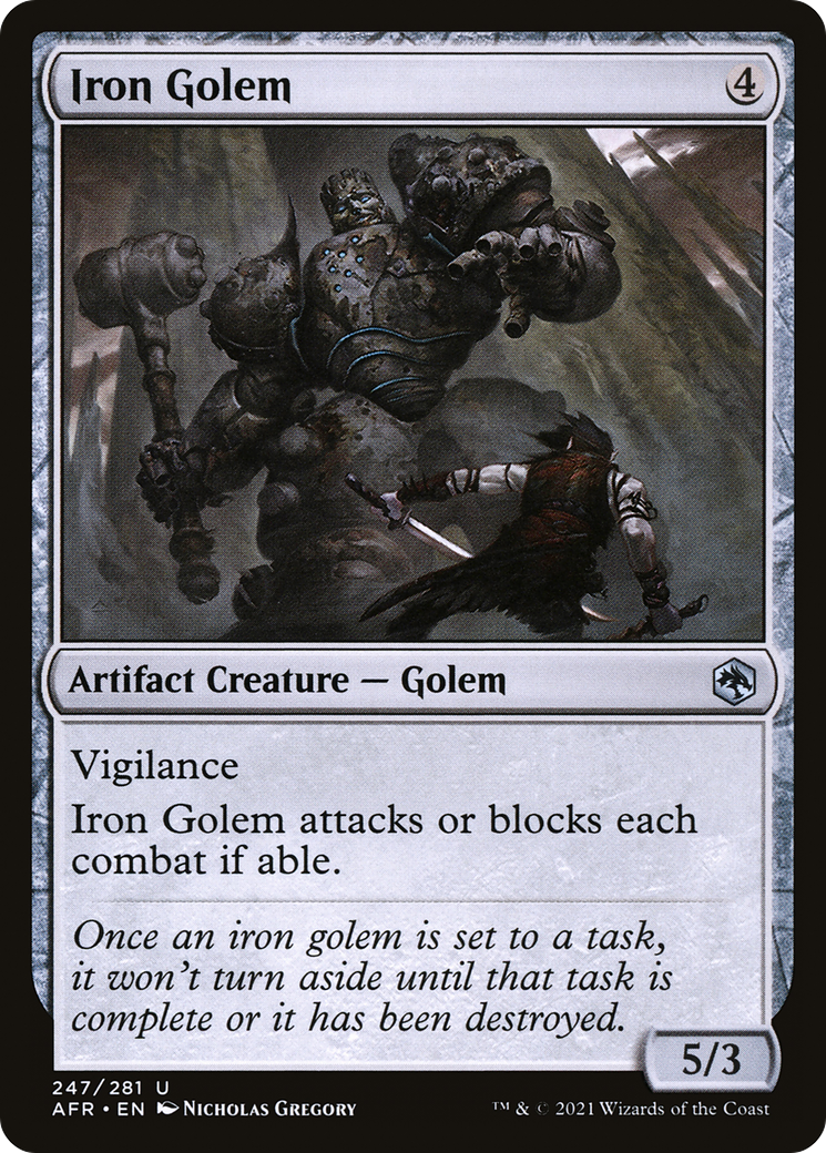 Iron Golem [Dungeons & Dragons: Adventures in the Forgotten Realms] | Silver Goblin