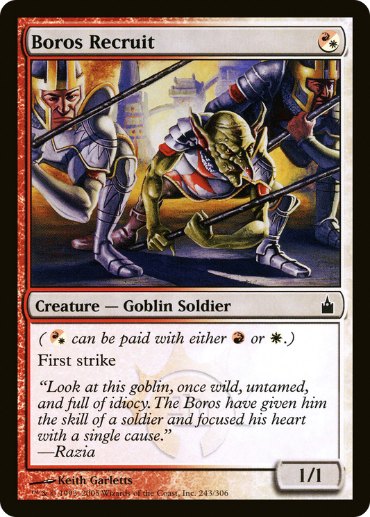 Boros Recruit [Ravnica: City of Guilds] Foil