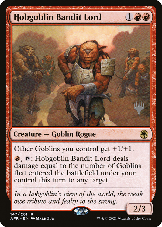 Hobgoblin Bandit Lord (Promo Pack) [Dungeons & Dragons: Adventures in the Forgotten Realms Promos]