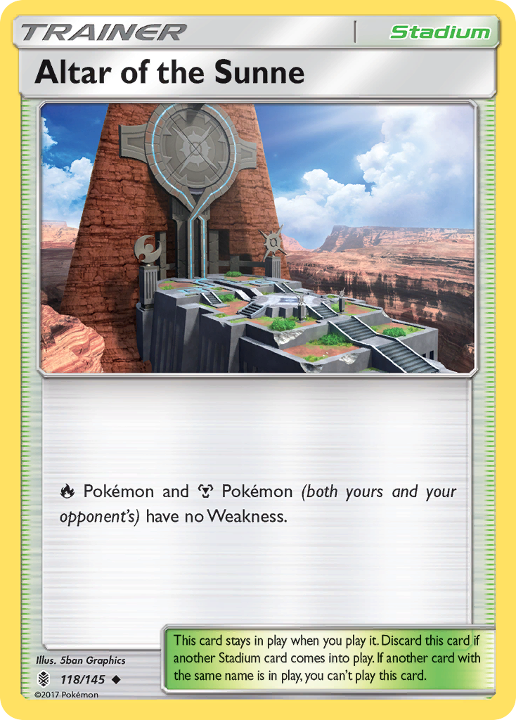 Altar of the Sunne (118/145) [Sun & Moon: Guardians Rising] | Silver Goblin