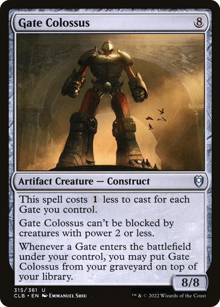 Gate Colossus [Commander Legends: Battle for Baldur's Gate] | Silver Goblin