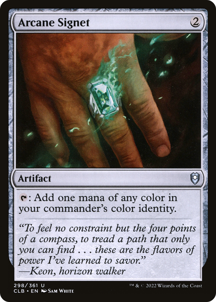 Arcane Signet [Commander Legends: Battle for Baldur's Gate]