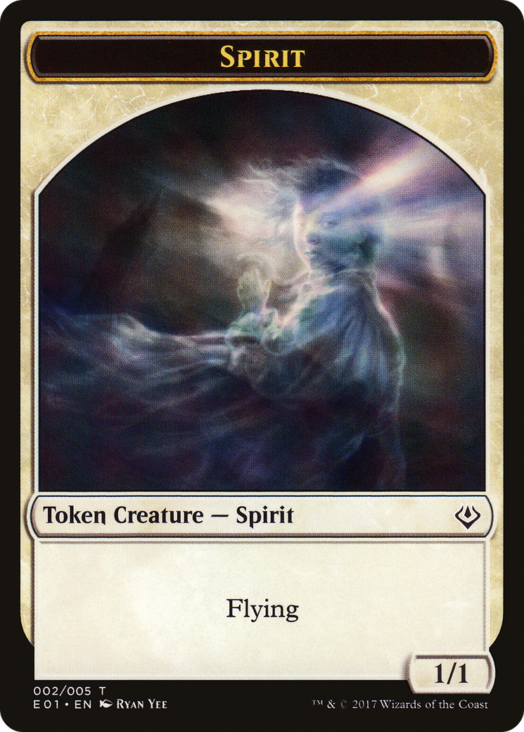 Spirit // Soldier Double-Sided Token [Archenemy: Nicol Bolas Tokens] | Silver Goblin