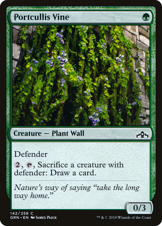 Portcullis Vine [Guilds of Ravnica] Foil