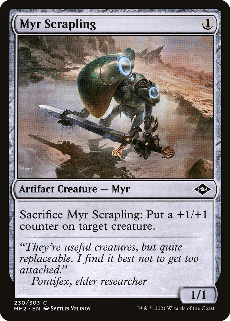 Myr Scrapling [Modern Horizons 2] | Silver Goblin