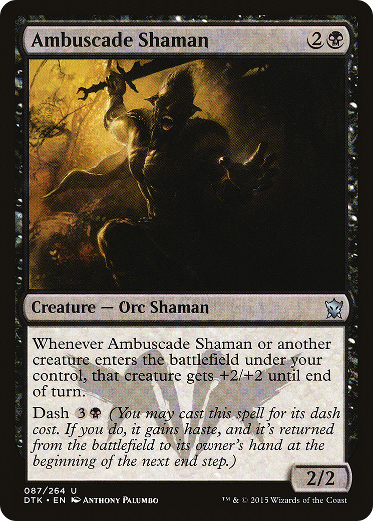 Ambuscade Shaman [Dragons of Tarkir] Foil