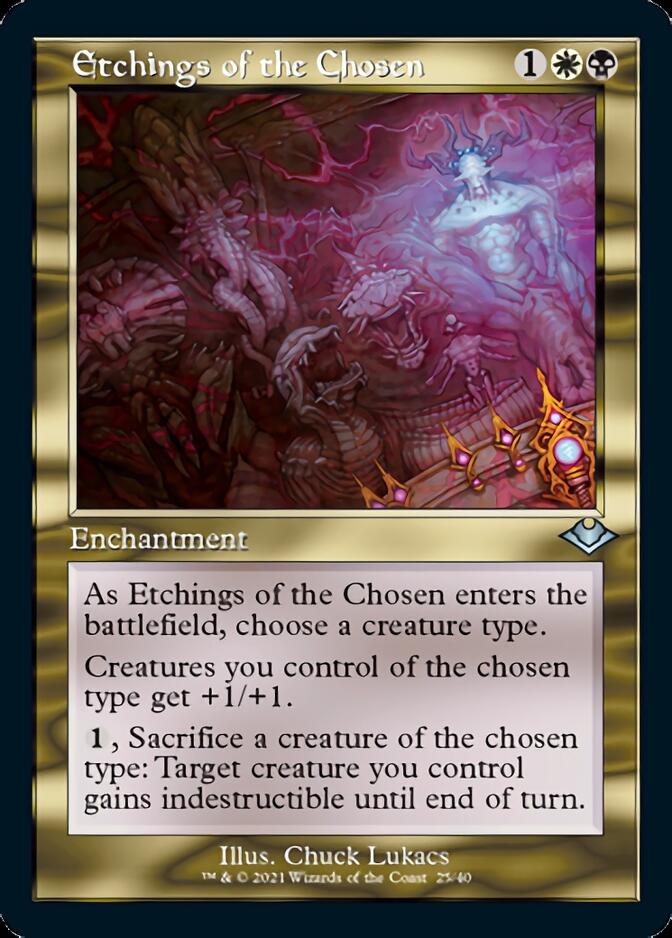 Etchings of the Chosen (Retro Foil Etched) [Modern Horizons] | Silver Goblin