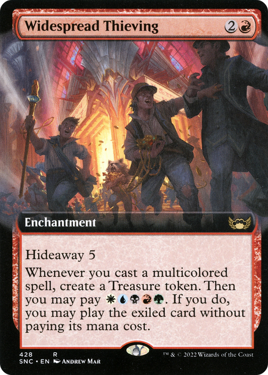 Widespread Thieving (Extended Art) [Streets of New Capenna] Foil