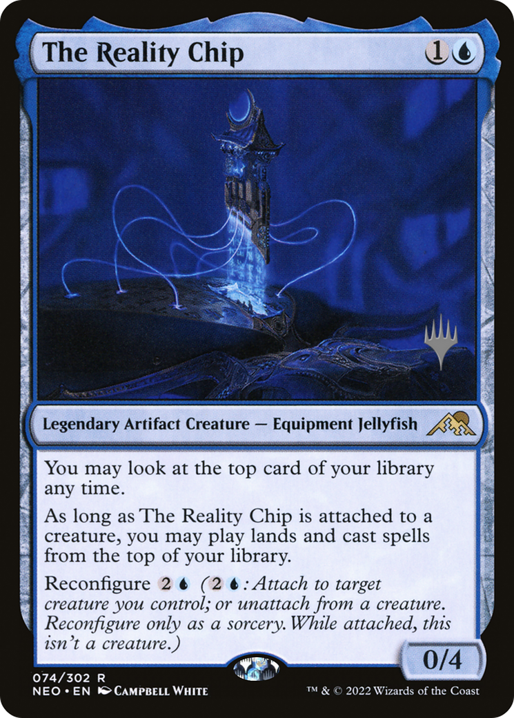 The Reality Chip (Promo Pack) [Kamigawa: Neon Dynasty Promos] | Silver Goblin