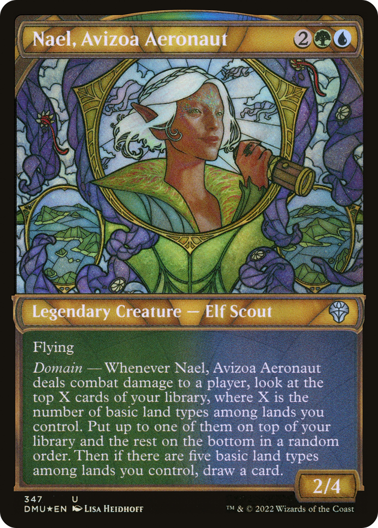 Nael, Avizoa Aeronaut (Showcase Textured) [Dominaria United] | Silver Goblin