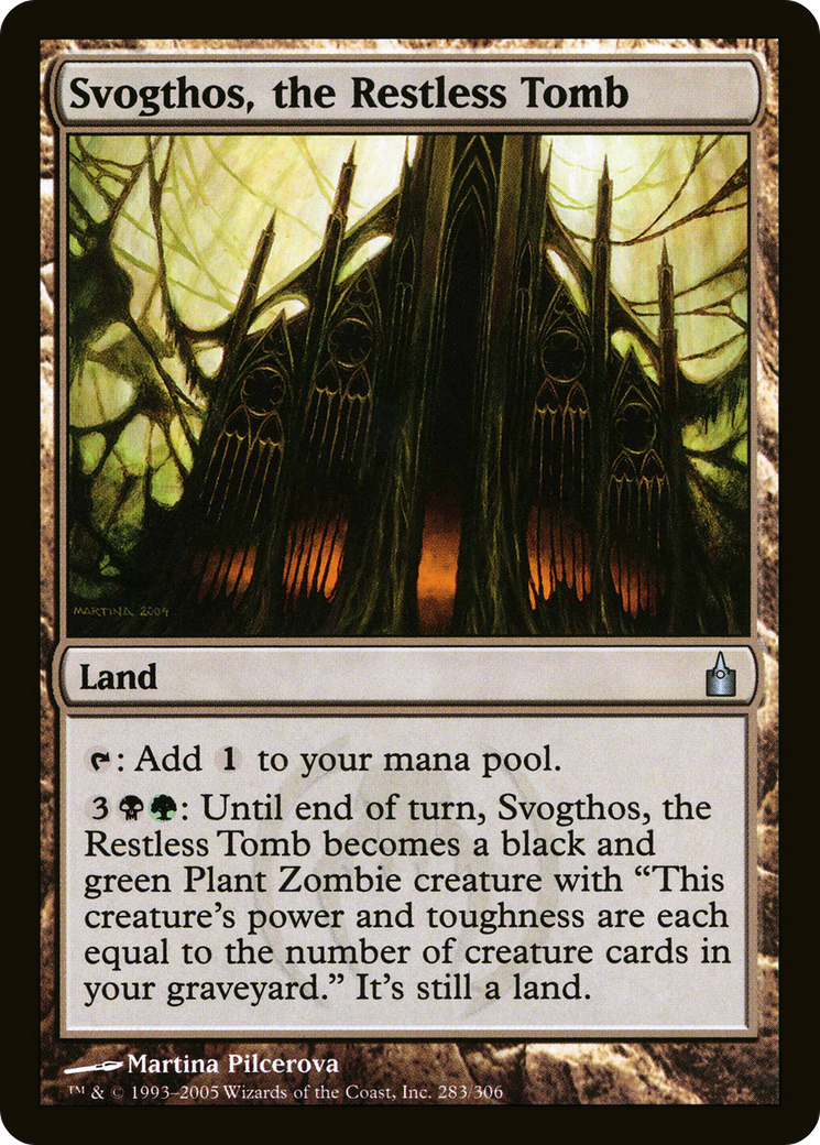 Svogthos, the Restless Tomb [Ravnica: City of Guilds] | Silver Goblin