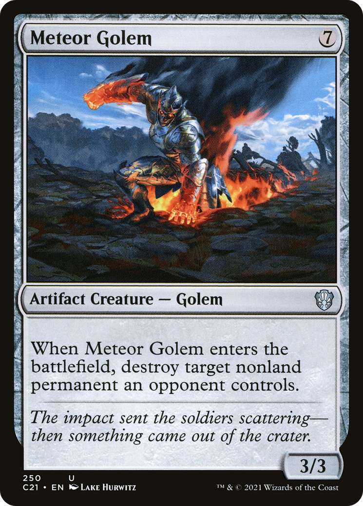 Meteor Golem [Commander 2021] | Silver Goblin