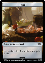 Smaug // Food (0023) Double-Sided Token (Surge Foil) [The Lord of the Rings: Tales of Middle-Earth Tokens] | Silver Goblin