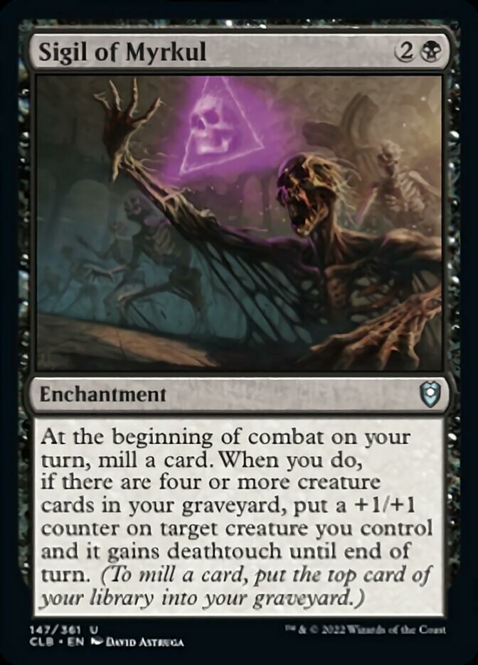 Sigil of Myrkul [Commander Legends: Battle for Baldur's Gate] | Silver Goblin