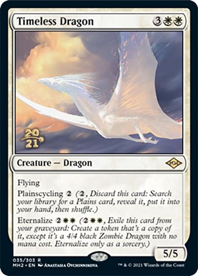 Timeless Dragon [Modern Horizons 2 Prerelease Promos] | Silver Goblin