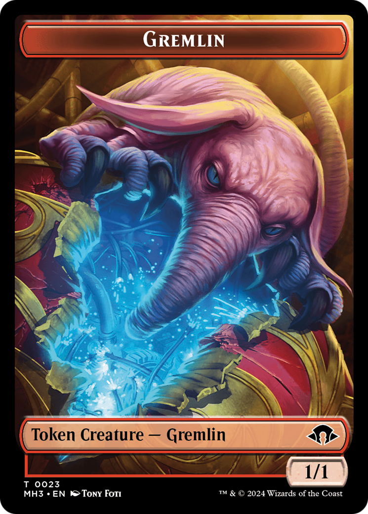 Gremlin Token [Modern Horizons 3 Tokens] | Silver Goblin