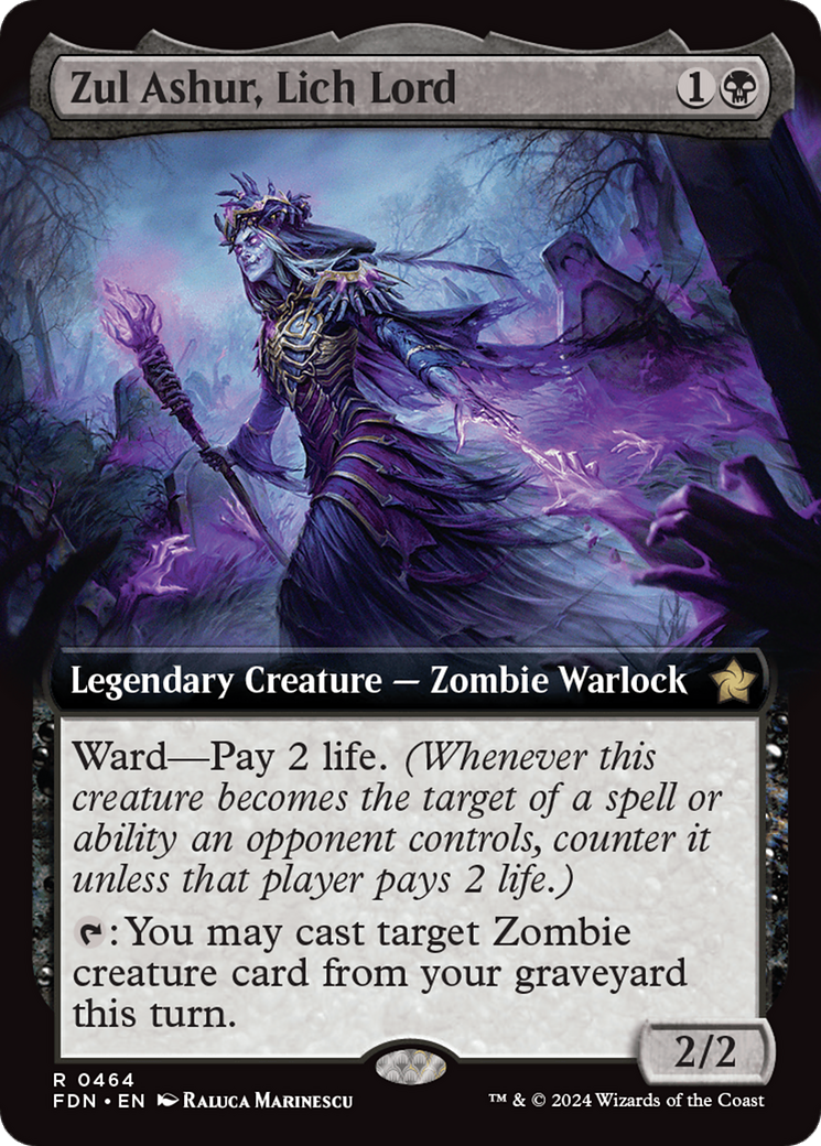 Zul Ashur, Lich Lord: (Extended Art) (464)