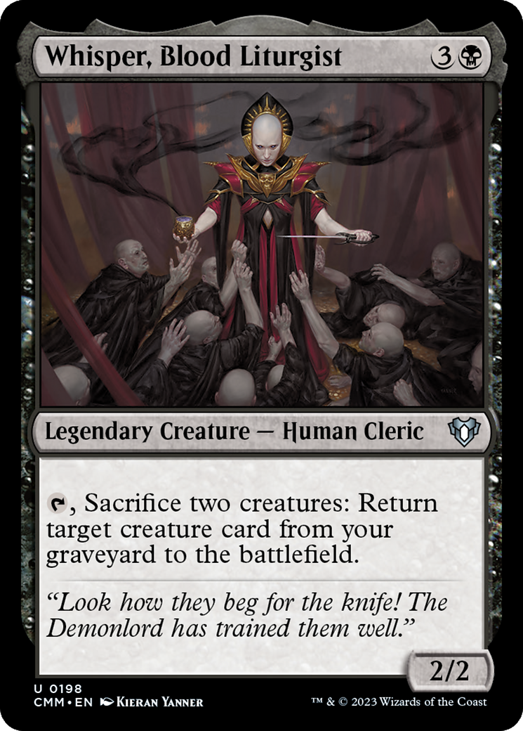 Whisper, Blood Liturgist [Commander Masters] | Silver Goblin