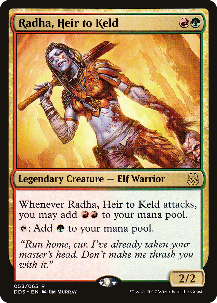 Radha, Heir to Keld [Duel Decks: Mind vs. Might] | Silver Goblin