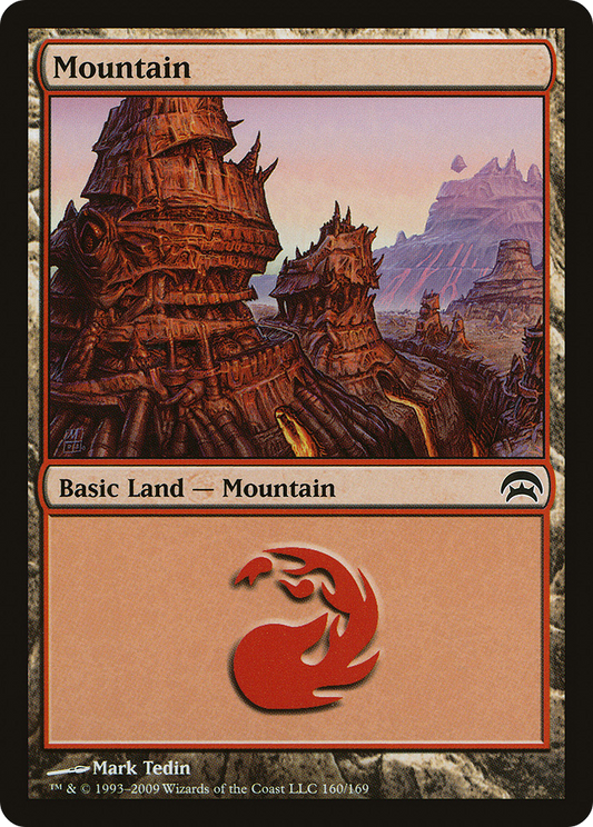 Mountain (160) [Planechase] Foil
