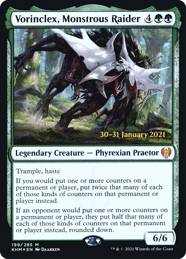 Vorinclex, Monstrous Raider [Kaldheim Prerelease Promos] | Silver Goblin