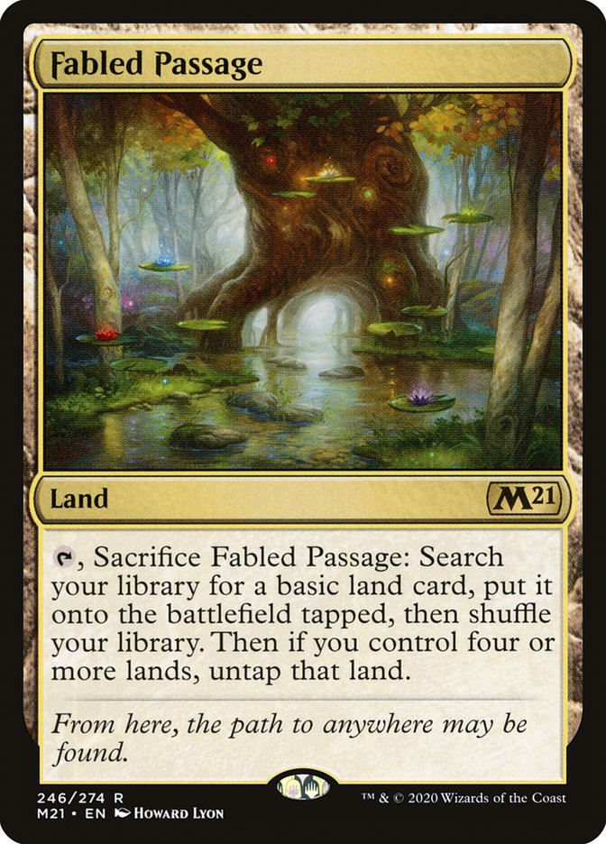 Fabled Passage [Core Set 2021] | Silver Goblin