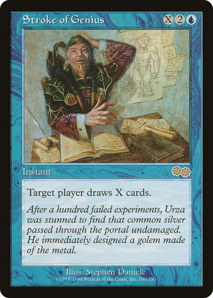 Stroke of Genius [Urza's Saga] | Silver Goblin