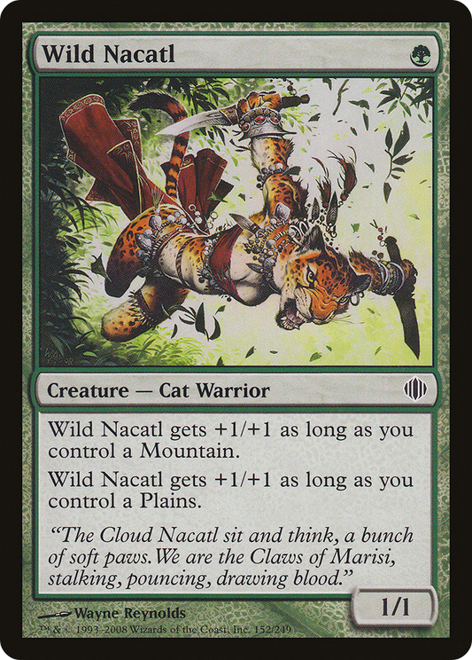 Wild Nacatl [Shards of Alara] Foil