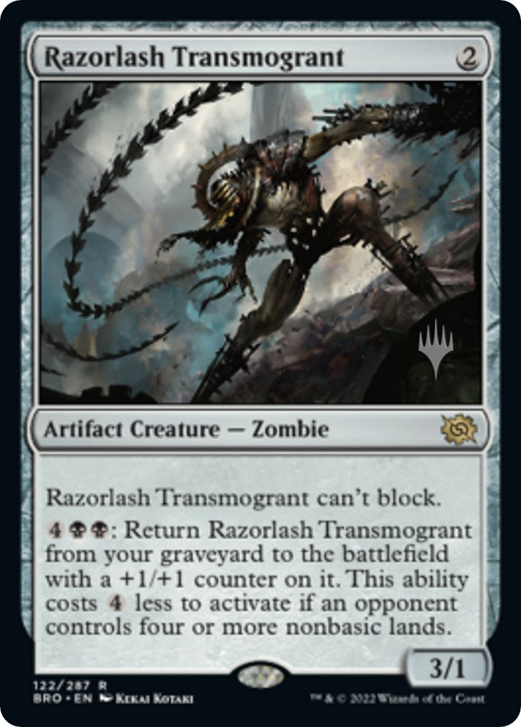 Razorlash Transmogrant (Promo Pack) [The Brothers' War Promos] | Silver Goblin