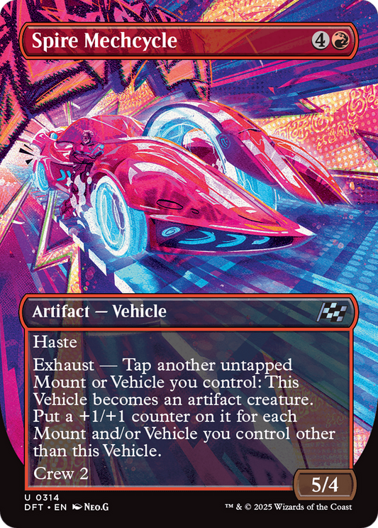 Spire Mechcycle (Borderless) Foil (314) - Aetherdrift