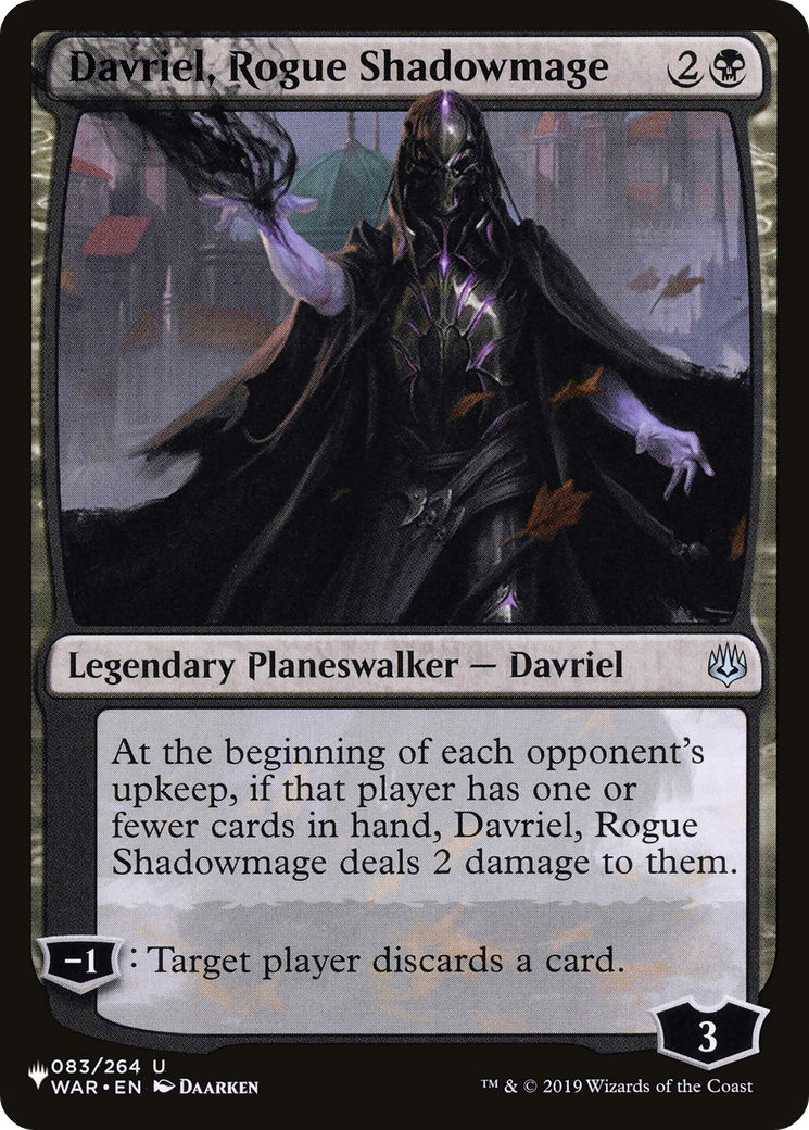 Davriel, Rogue Shadowmage [The List] | Silver Goblin