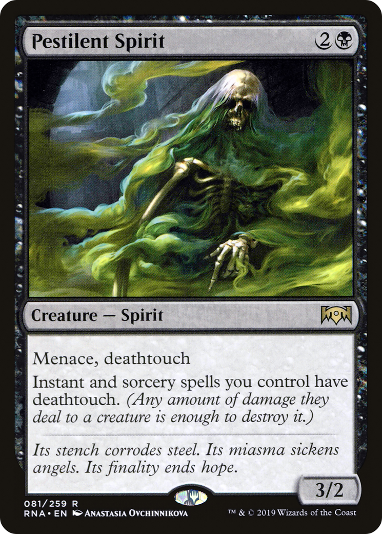 Pestilent Spirit [Ravnica Allegiance] | Silver Goblin