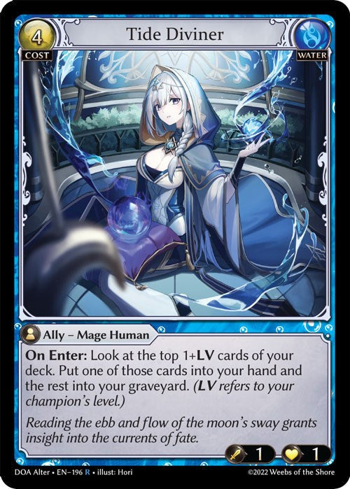 Tide Diviner (196) [Dawn of Ashes: Alter Edition] Foil
