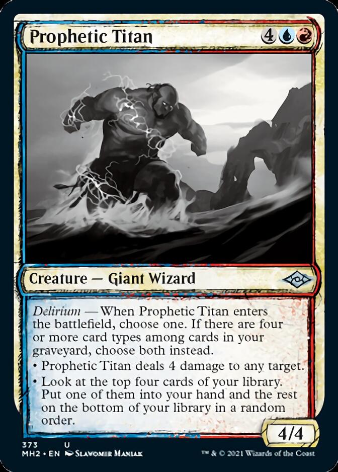 Prophetic Titan (Sketch) [Modern Horizons 2] | Silver Goblin