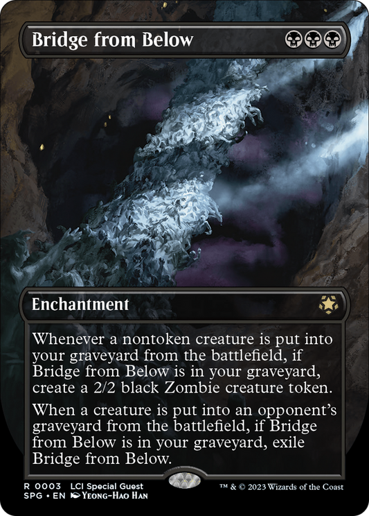 Bridge from Below (Borderless) [The Lost Caverns of Ixalan Special Guests] Foil