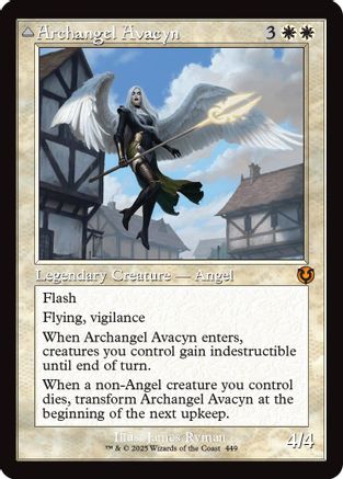 Archangel Avacyn // Avacyn, the Purifier (Retro Frame) (449) - Innistrad Remastered