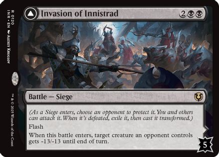 Invasion of Innistrad // Deluge of the Dead (INR120) Foil - Innistrad Remastered | Silver Goblin