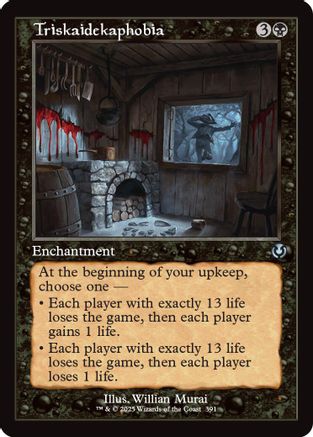 Triskaidekaphobia (Retro Frame) (391) - Innistrad Remastered | Silver Goblin