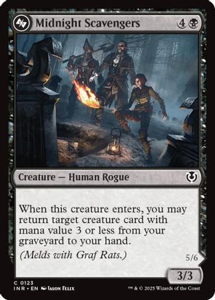 Midnight Scavengers Foil (123) - Innistrad Remastered | Silver Goblin