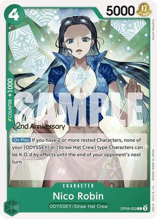 Nico Robin (033)  (OP09-033) - Emperors in the New World: 2nd Anniversary Tournament Cards