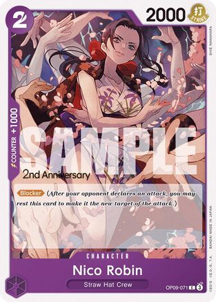 Nico Robin (071)  (OP09-071) - Emperors in the New World: 2nd Anniversary Tournament Cards | Silver Goblin