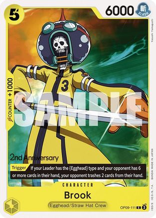 Brook (111)  (OP09-111) - Emperors in the New World: 2nd Anniversary Tournament Cards