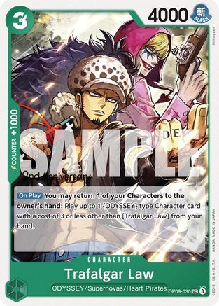 Trafalgar Law (OP09-030) - Emperors in the New World: 2nd Anniversary Tournament Cards