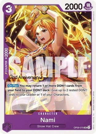 Nami (070) (OP09-070) - Emperors in the New World: 2nd Anniversary Tournament Cards