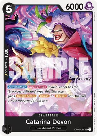 Catarina Devon  (OP09-084) - Emperors in the New World: 2nd Anniversary Tournament Cards | Silver Goblin