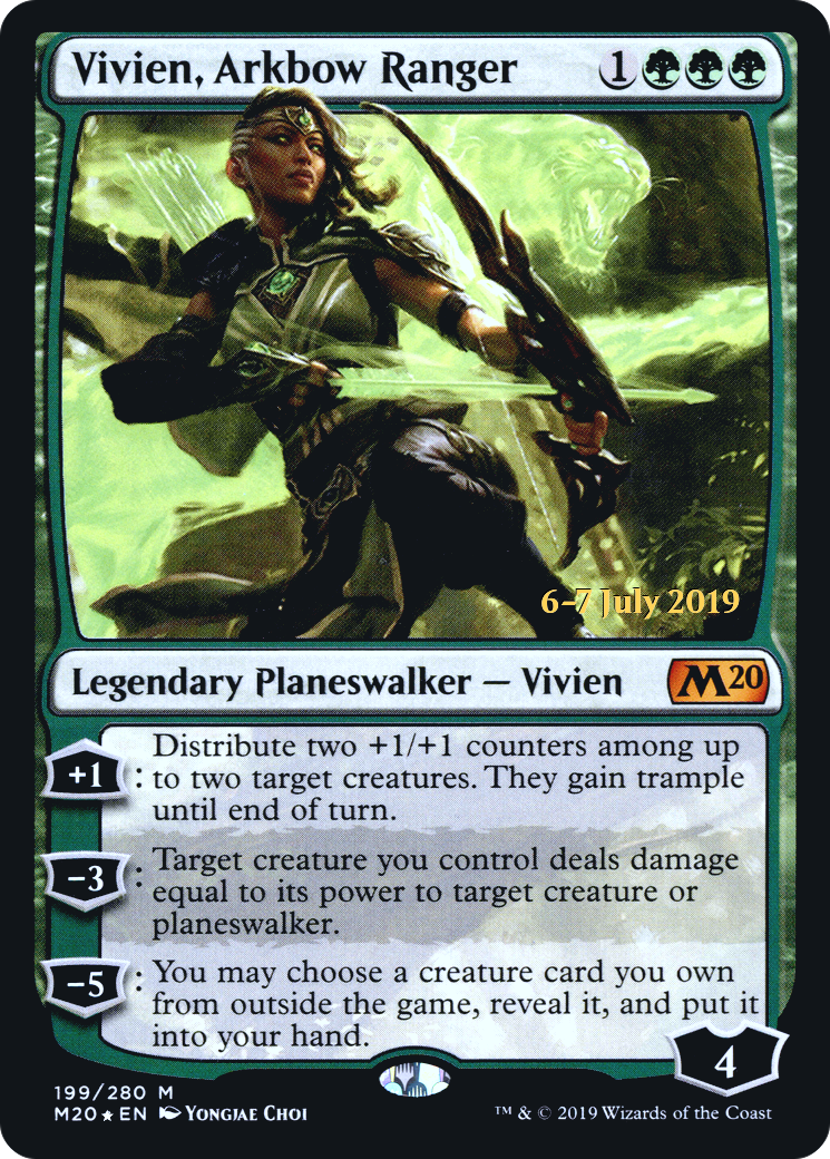 Vivien, Arkbow Ranger [Core Set 2020 Prerelease Promos] | Silver Goblin