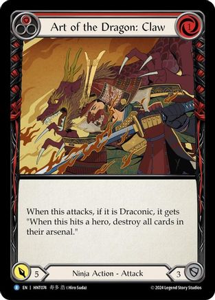 Art of the Dragon: Claw (HNT074) - The Hunted Rainbow Foil