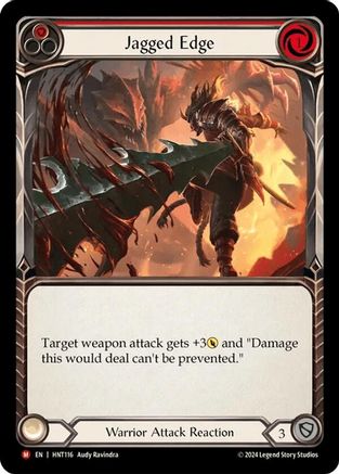 Jagged Edge (HNT116) Rainbow Foil - The Hunted